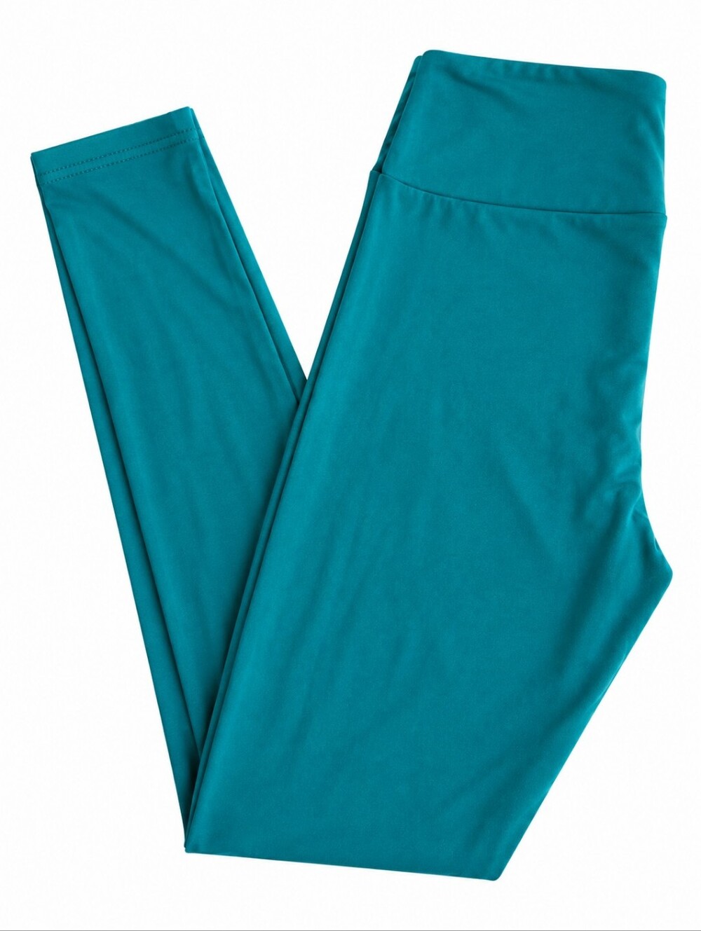LuLaRoe Buttery Soft Teal Leggings Tall & Curvy TC